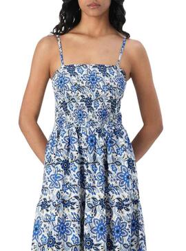 Abito Only Zelina floreale blu per donna