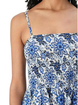 Abito Only Zelina floreale blu per donna
