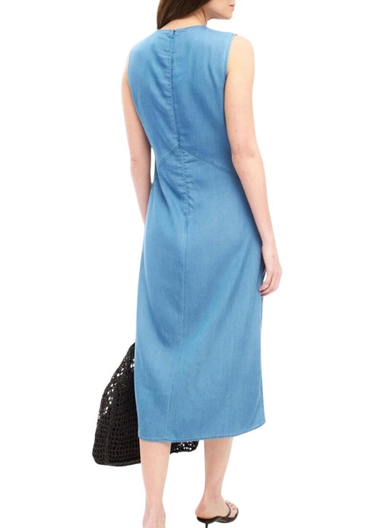 Abito in denim Vila Vibista midi per donna