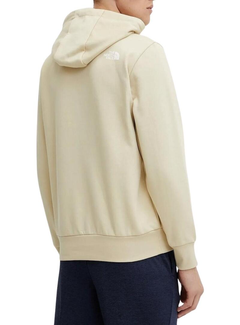Felpa con cappuccio The North Face Easy beige per uomo