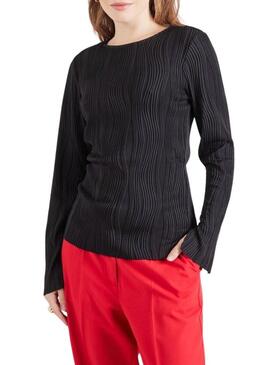 Top Vila Vinira nero per donna