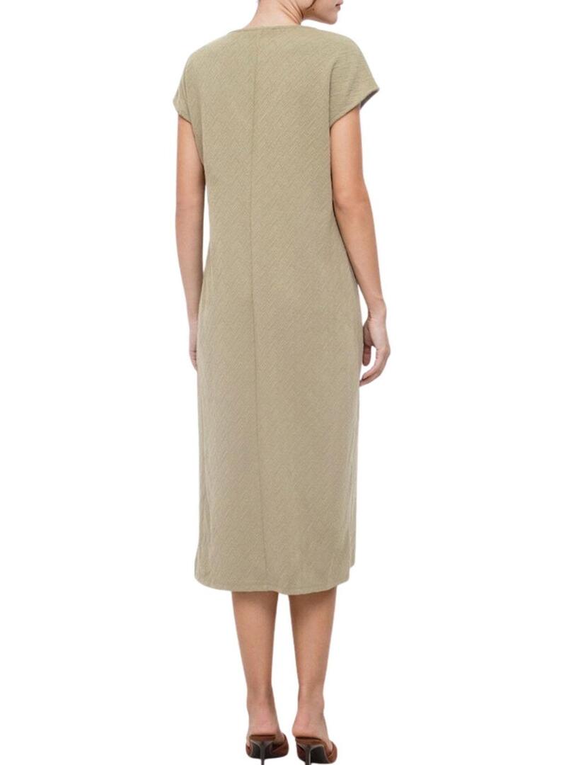 Abito Vila Viadoria beige per donna