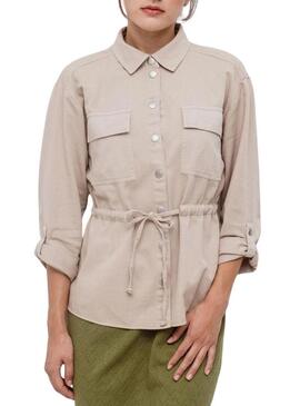 Giacca Vila Tilo beige per donna