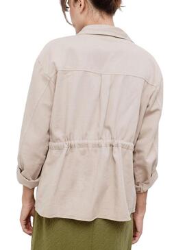 Giacca Vila Tilo beige per donna