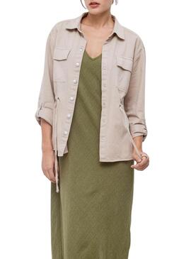 Giacca Vila Tilo beige per donna