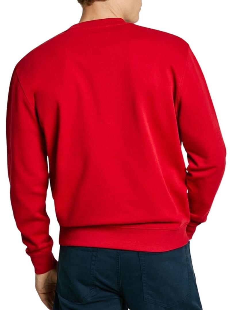 Felpa Pepe Jeans Duke rossa per uomo