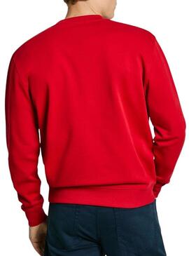 Felpa Pepe Jeans Duke rossa per uomo