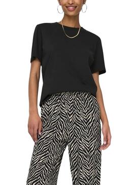 Maglietta Only Monja nera per donna