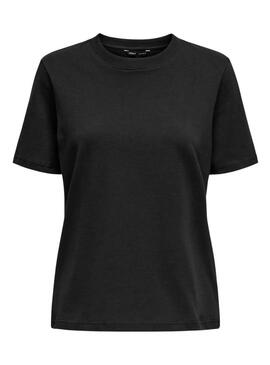 Maglietta Only Monja nera per donna
