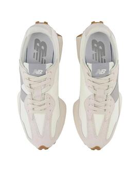 Sneakers New Balance 327 bianche e blu per donna