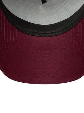 Berretto New Era Patch 9Forty Trucker bordeaux per uomo