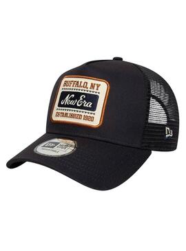 Cappellino New Era Patch 9Forty Trucker nero per uomo