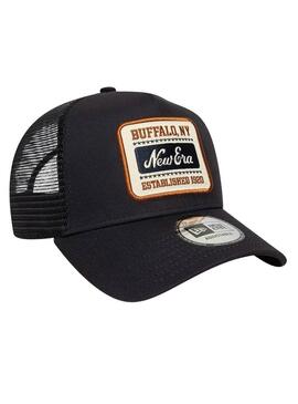 Cappellino New Era Patch 9Forty Trucker nero per uomo