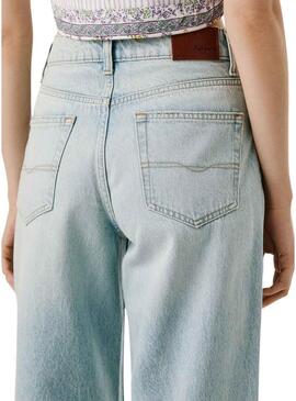 Pantaloni in jeans Pepe Jeans Wide Trun Up per donna