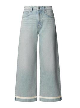 Pantaloni in jeans Pepe Jeans Wide Trun Up per donna