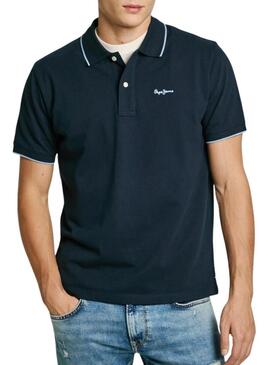 Polo Pepe Jeans Hans blu marino per uomo