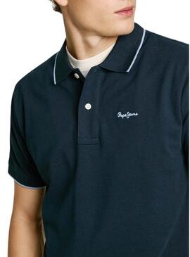 Polo Pepe Jeans Hans blu marino per uomo