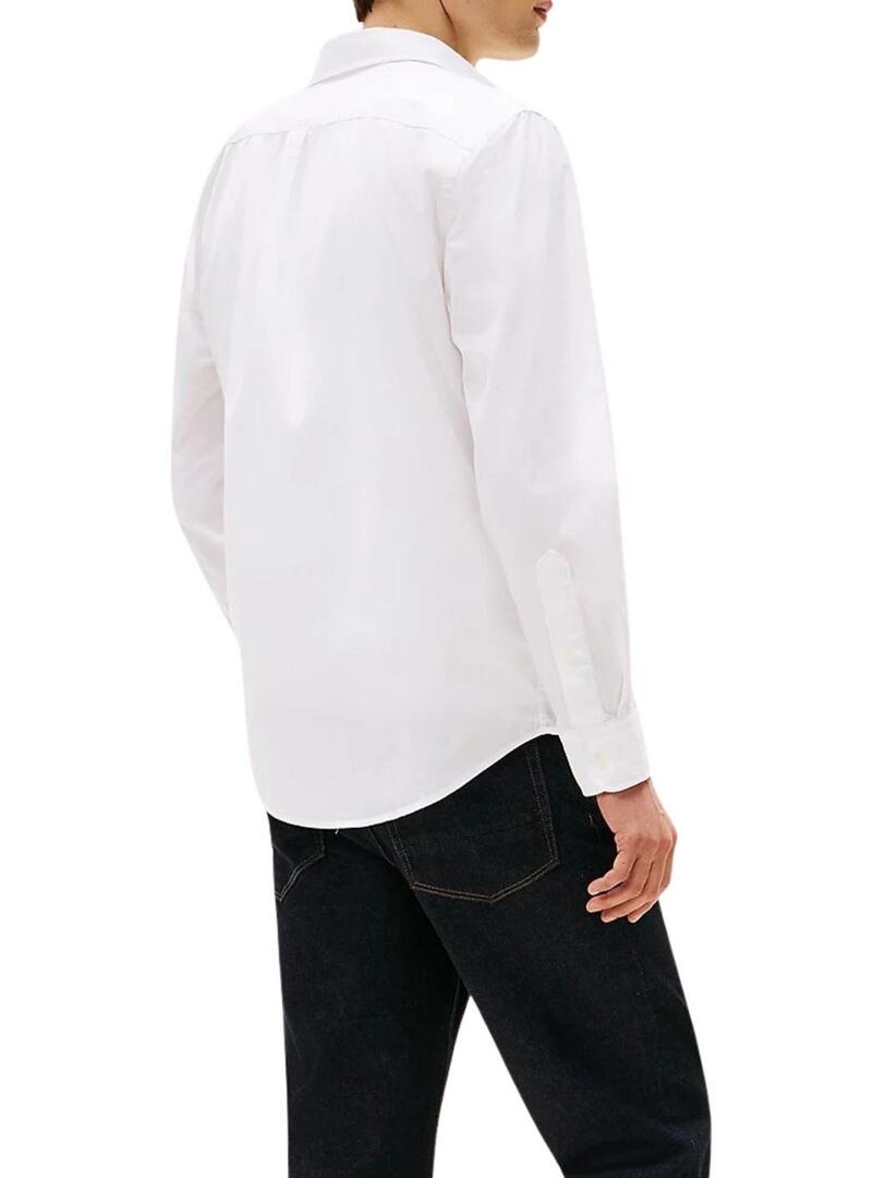 Camicia Tommy Hilfiger Core Flex bianca per uomo