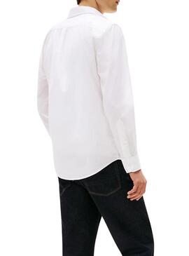 Camicia Tommy Hilfiger Core Flex bianca per uomo