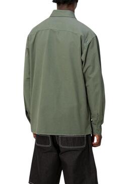 Camicia sovrapposta Carhartt Reno verde per uomo
