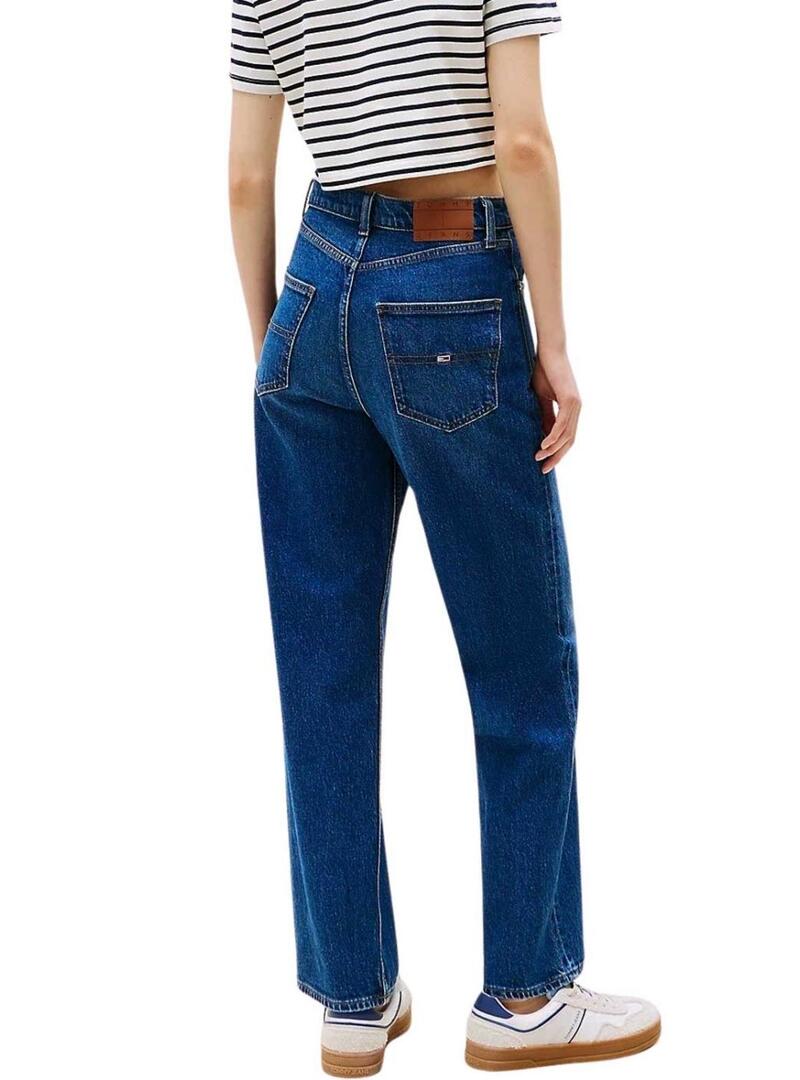 Pantaloni in jeans Tommy Jeans Layla slim per donna