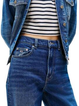 Pantaloni in jeans Tommy Jeans Layla slim per donna