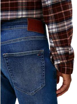 Pantaloni in denim scuro Tommy Jeans Scanton per uomo.
