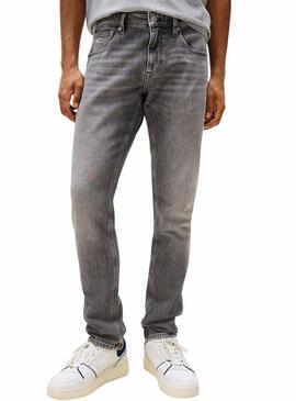 Pantaloni di jeans Tommy Jeans Scanton grigi per uomo
