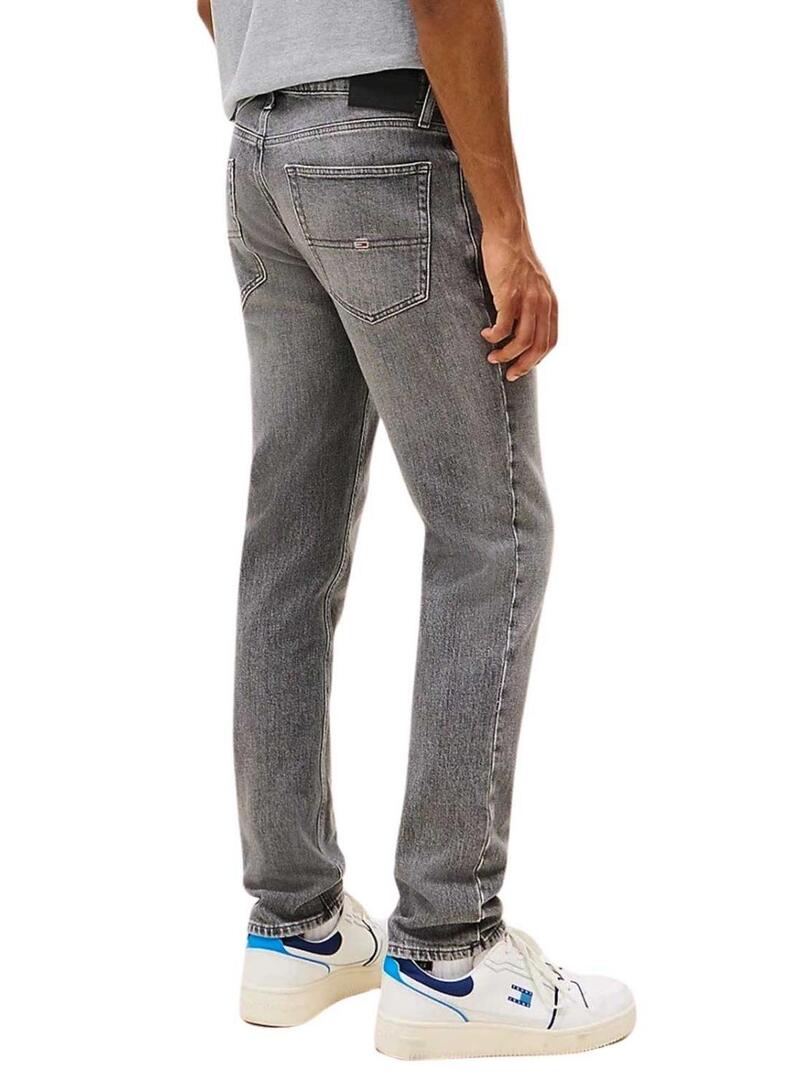 Pantaloni di jeans Tommy Jeans Scanton grigi per uomo