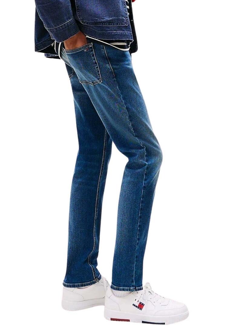 Pantaloni in denim Tommy Jeans Scanton mid per uomo