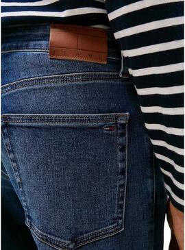Pantaloni in denim Tommy Jeans Scanton mid per uomo