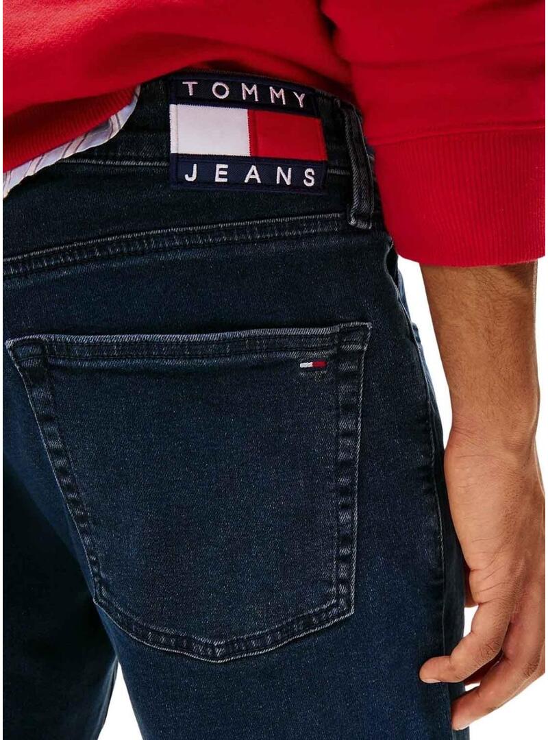 Pantaloni in denim Tommy Jeans Scanton blu per uomo