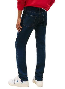 Pantaloni in denim Tommy Jeans Scanton blu per uomo