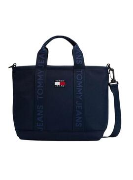Borsa Tommy Jeans Daily Mini Tote blu scuro per donna