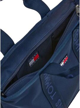 Borsa Tommy Jeans Daily Mini Tote blu scuro per donna