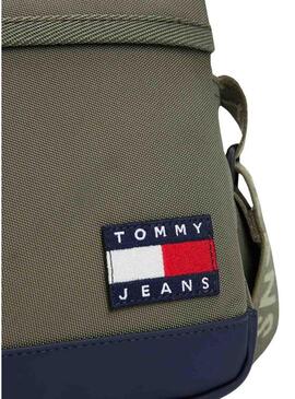 Borsa a tracolla Tommy Jeans Essential verde per uomo