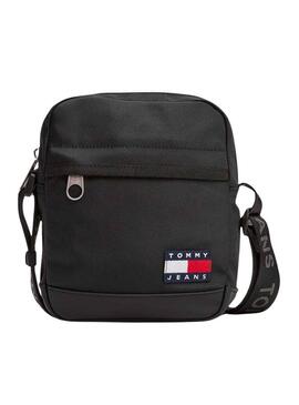 Borsa a tracolla Tommy Jeans Essential nera per uomo