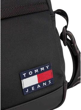 Borsa a tracolla Tommy Jeans Essential nera per uomo
