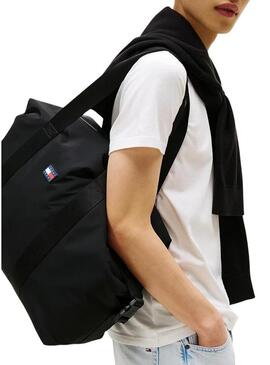 Maglietta Tommy Jeans Stack Backprint bianca per uomo