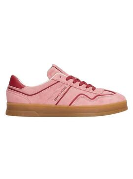 Scarpe Tommy Jeans Greenwich lampone per donna