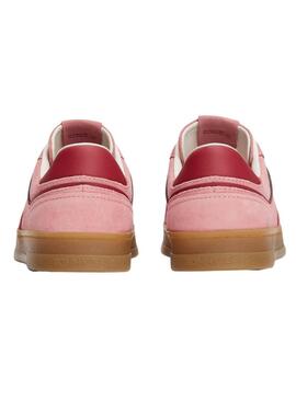 Scarpe Tommy Jeans Greenwich lampone per donna