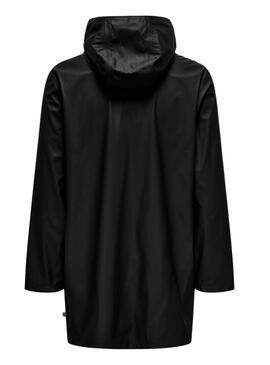 Impermeabile Only and Sons Luca nero per uomo