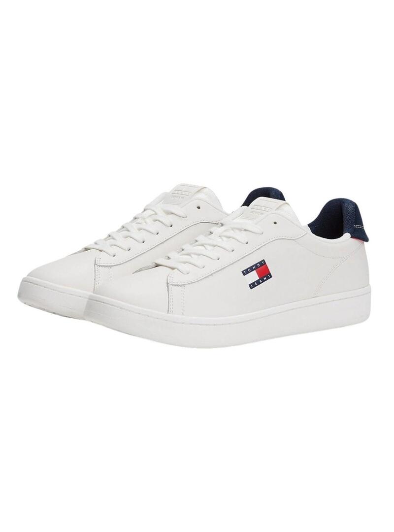 Scarpe Tommy Jeans Archive bianche per uomo