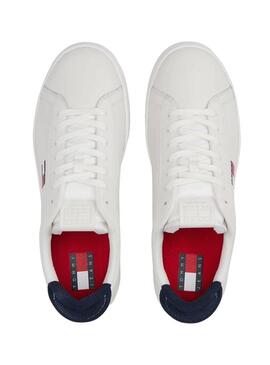 Scarpe Tommy Jeans Archive bianche per uomo