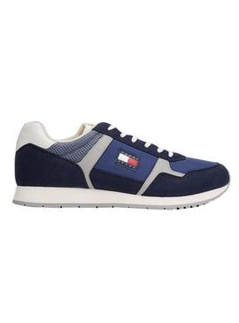 Scarpe da ginnastica Tommy Jeans Runner Casual blu per uomo