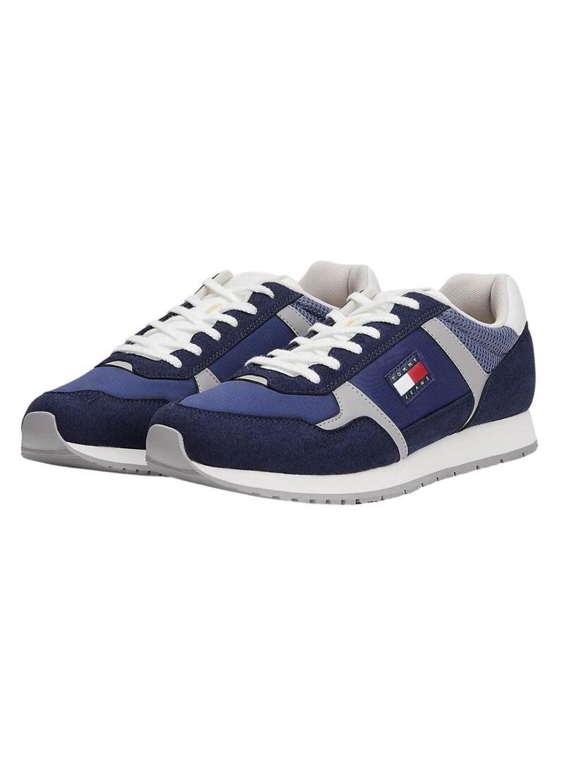 Scarpe da ginnastica Tommy Jeans Runner Casual blu per uomo