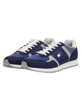 Scarpe da ginnastica Tommy Jeans Runner Casual blu per uomo