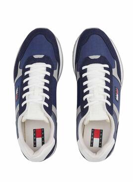Scarpe da ginnastica Tommy Jeans Runner Casual blu per uomo