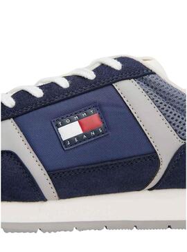 Scarpe da ginnastica Tommy Jeans Runner Casual blu per uomo