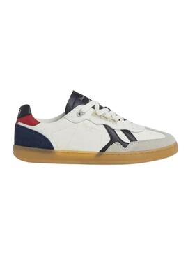 Sneakers Pepe Jeans in pelle bianca per uomo.